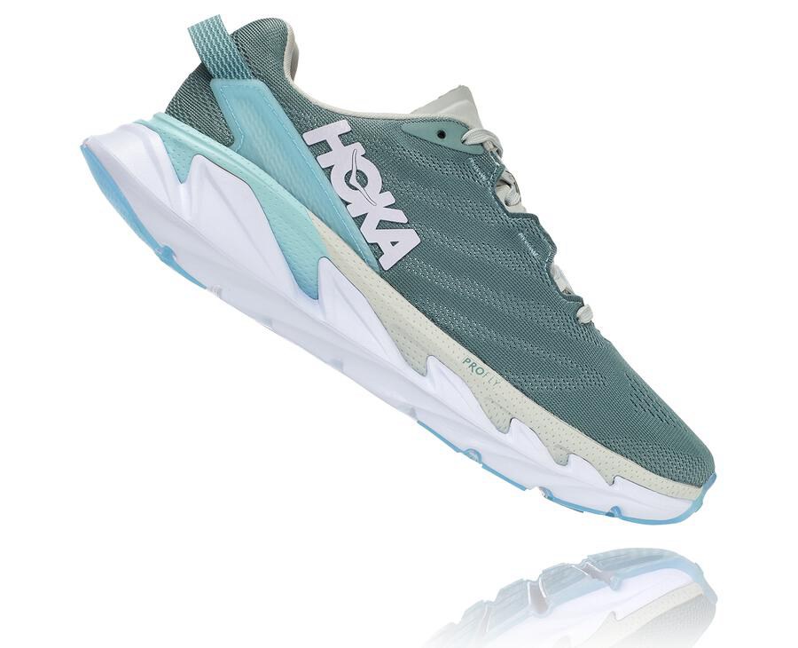 Hoka One One Hardloopschoenen Dames - Elevon 2 - Blauw/Wit - TN0568173